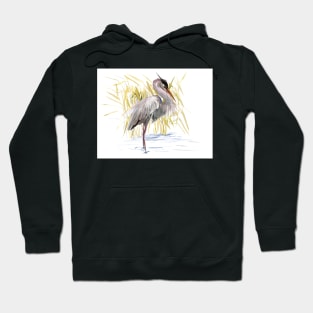 Blue Heron Hoodie